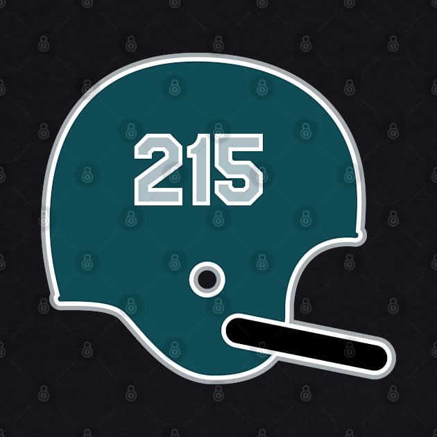 Philadelphia Eagles 215 Helmet by Rad Love